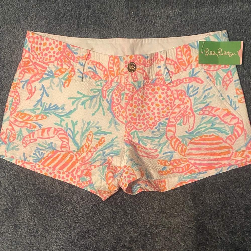 Lilly Pulitzer Women's Resort White Getting Steamy Walsh Shorts size 8